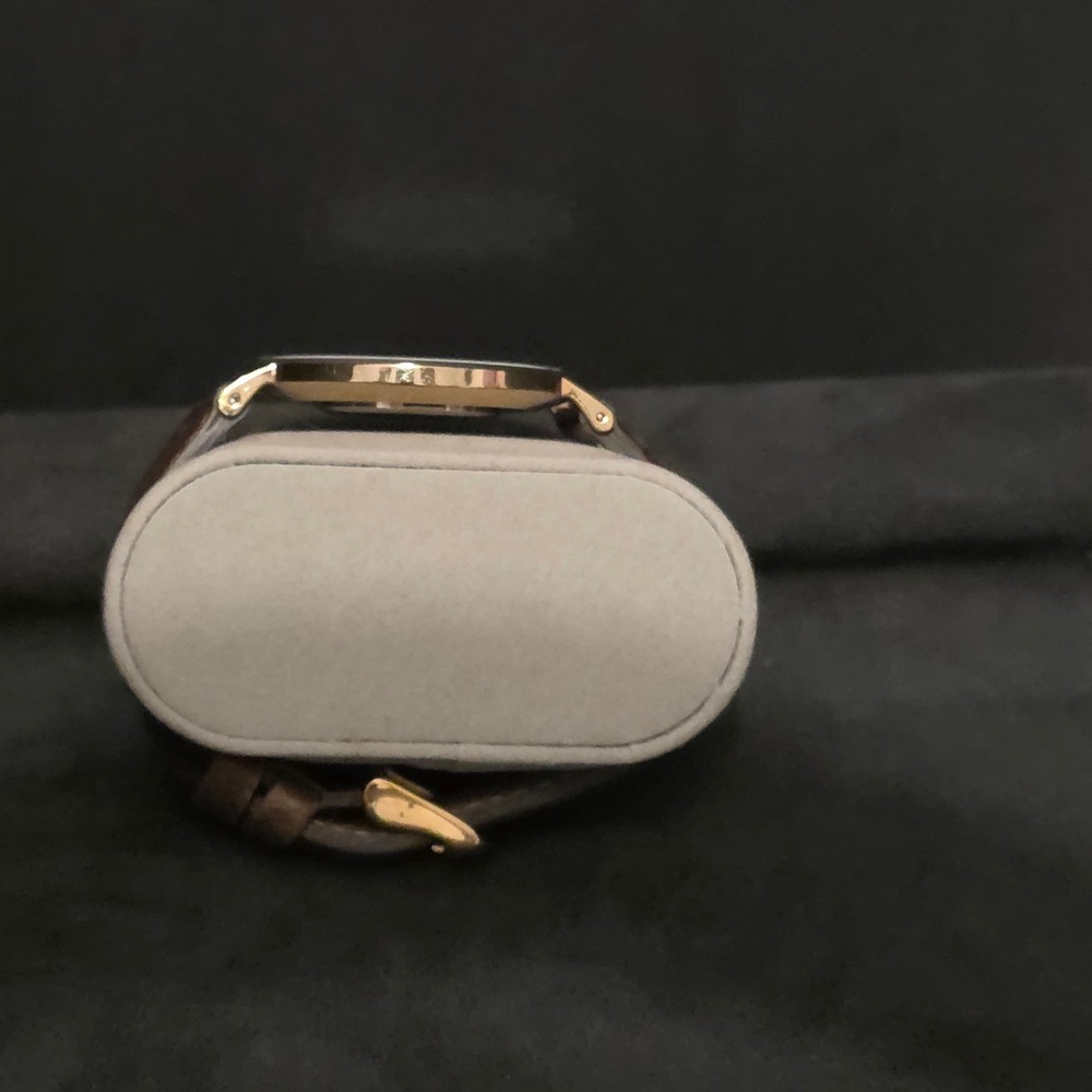 Daniel Wellington Wrist Watch Mens OS Brown Leather Gold Analog Classic - Picture 4 of 5